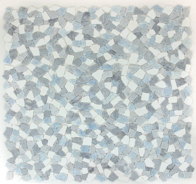 River Stone Blue Ocean 12 x 12
